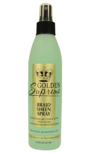 GOLDEN SUPREME Braid Sheen Spray (8.5oz)